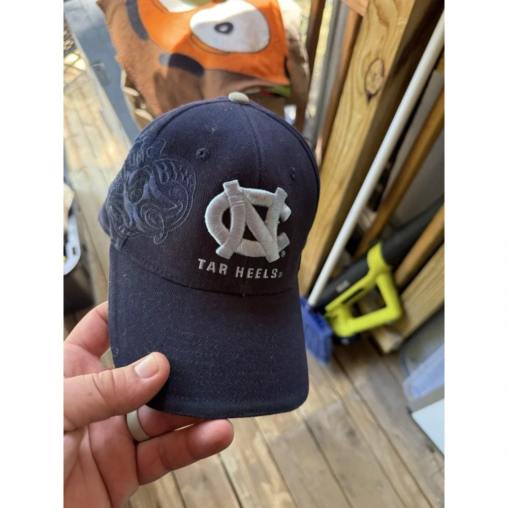 Lot Of 3 UNC North Carolina Tarheels Vintage Hats
